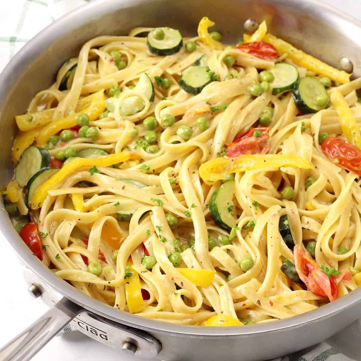 One Pot Creamy Pasta Primavera One Pot Creamy Pasta Primavera