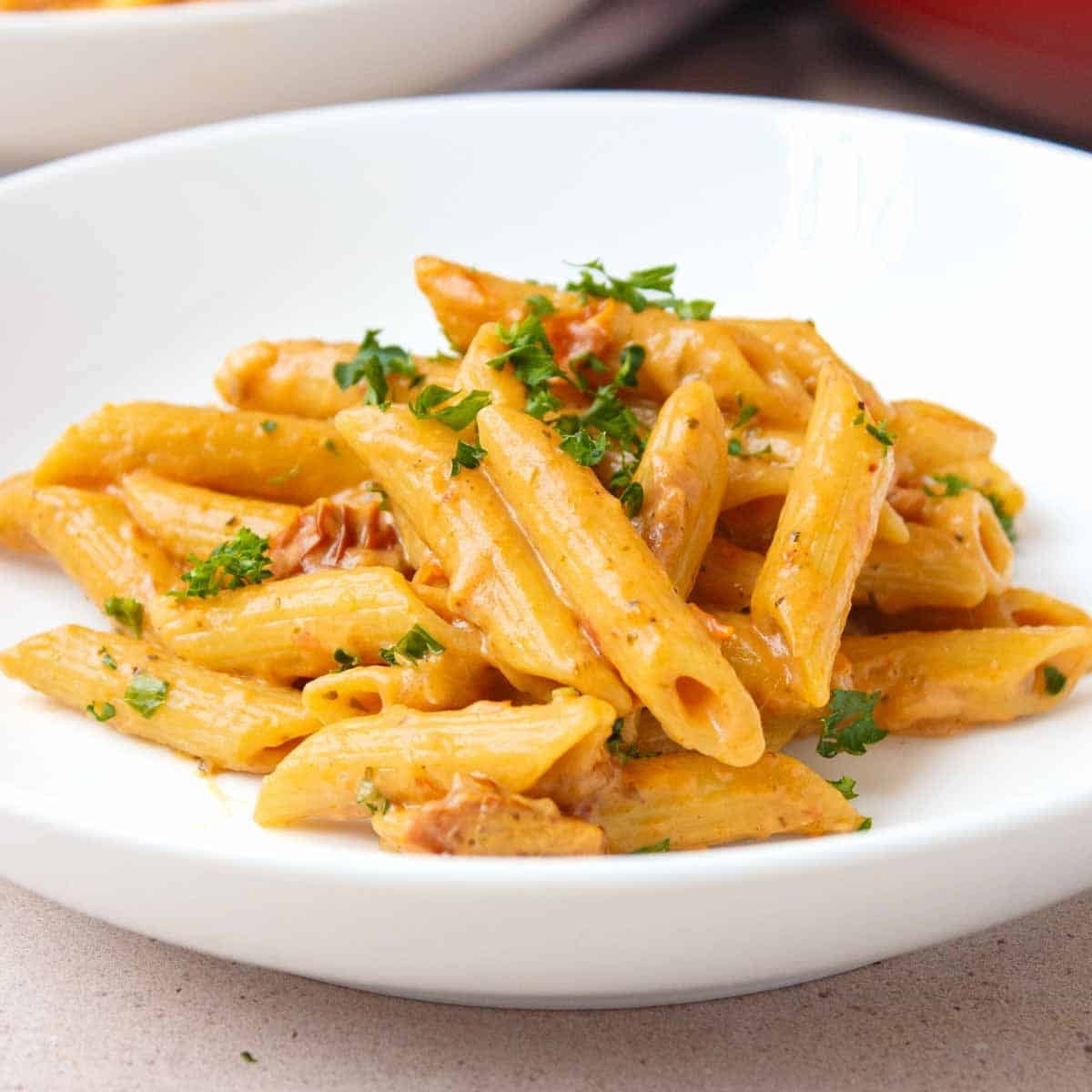 One Pot Sun Dried Tomato Pasta One Pot Sun Dried Tomato Pasta