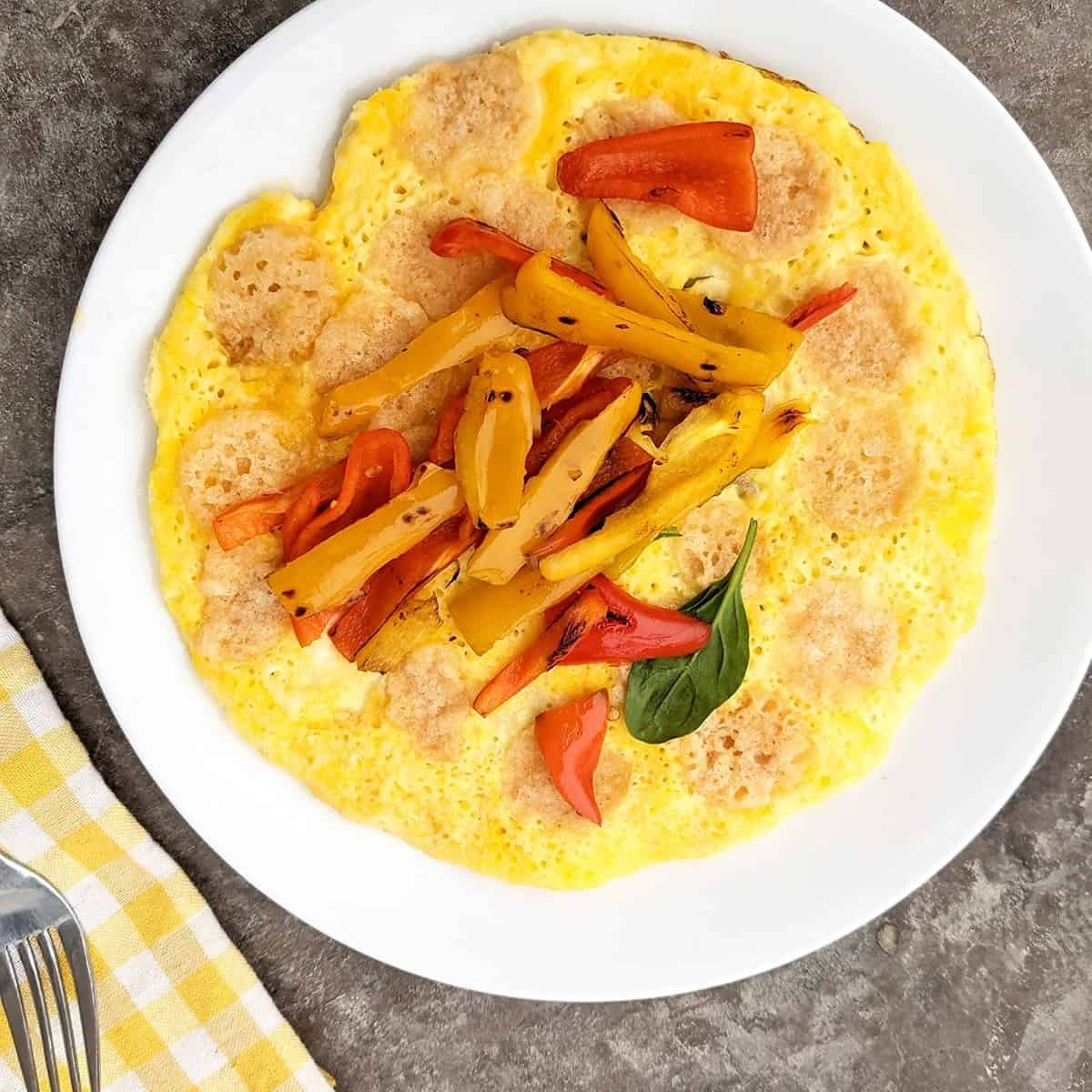 Parmesan Crisps Egg Breakfast