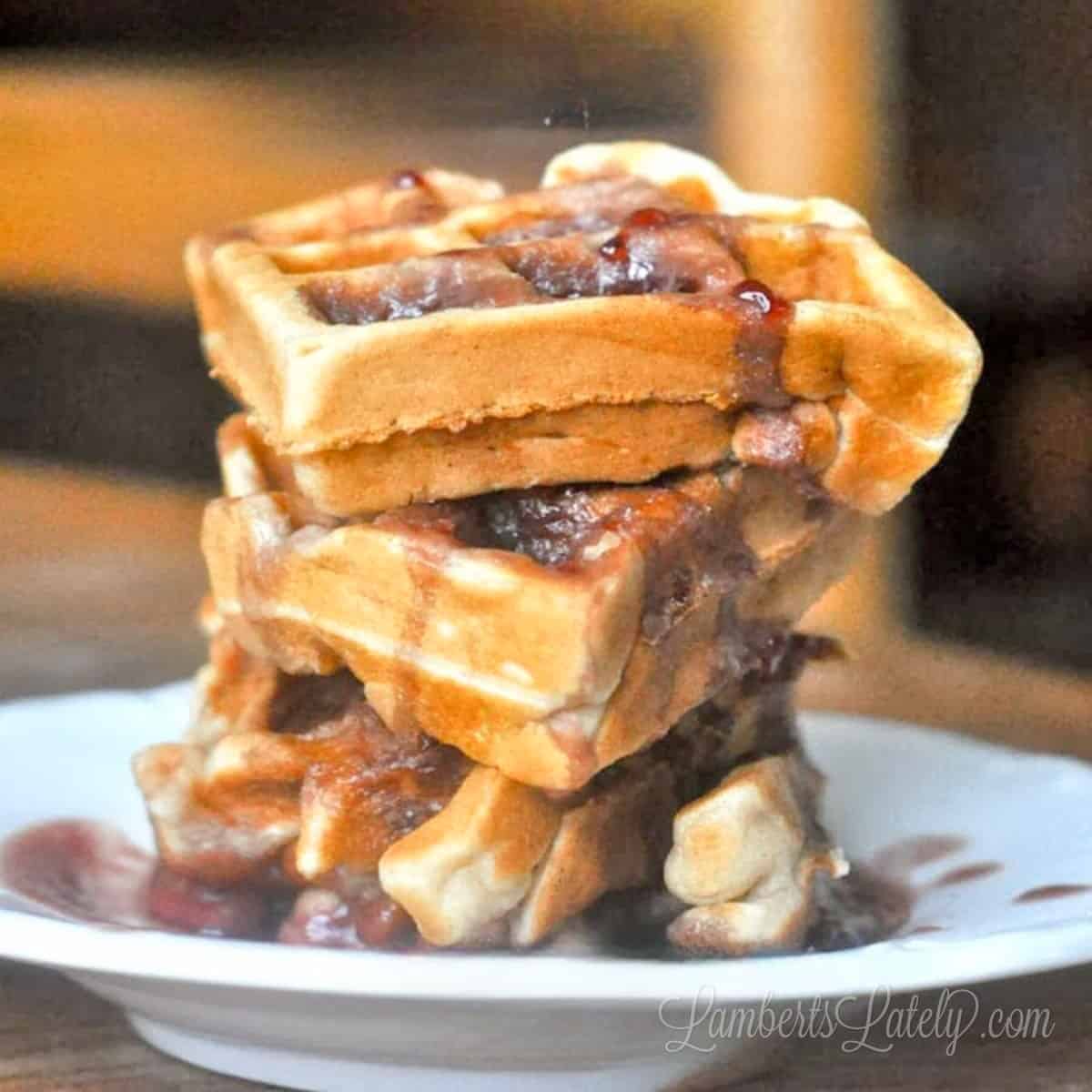 Peanut Butter Waffles