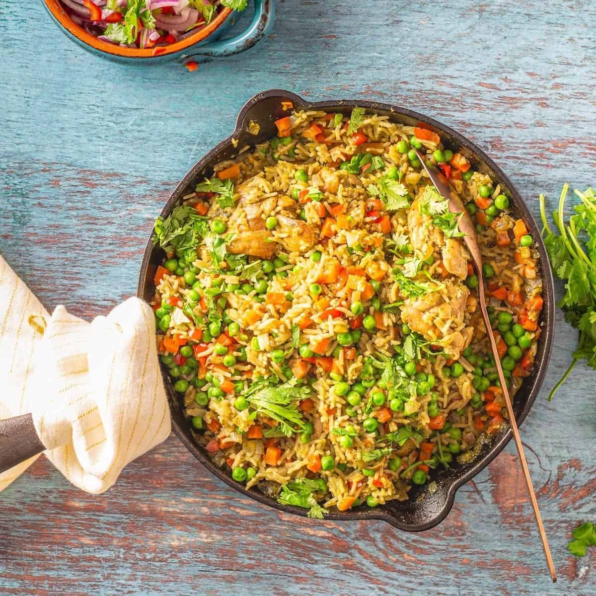 Peruvian Chicken And Rice