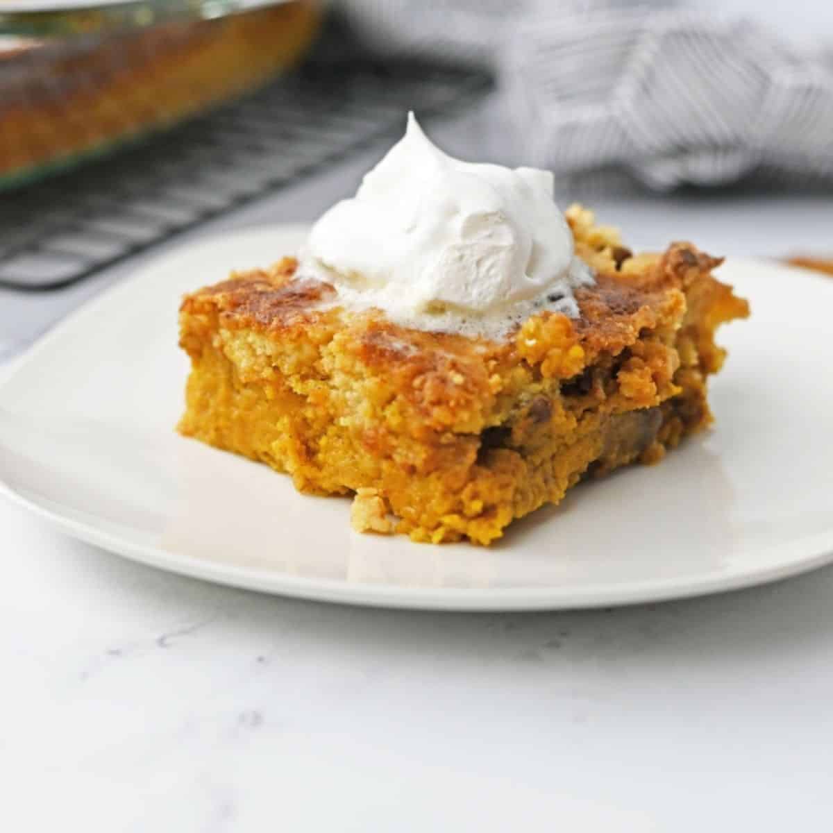 Pumpkin Dump Cake Recipe