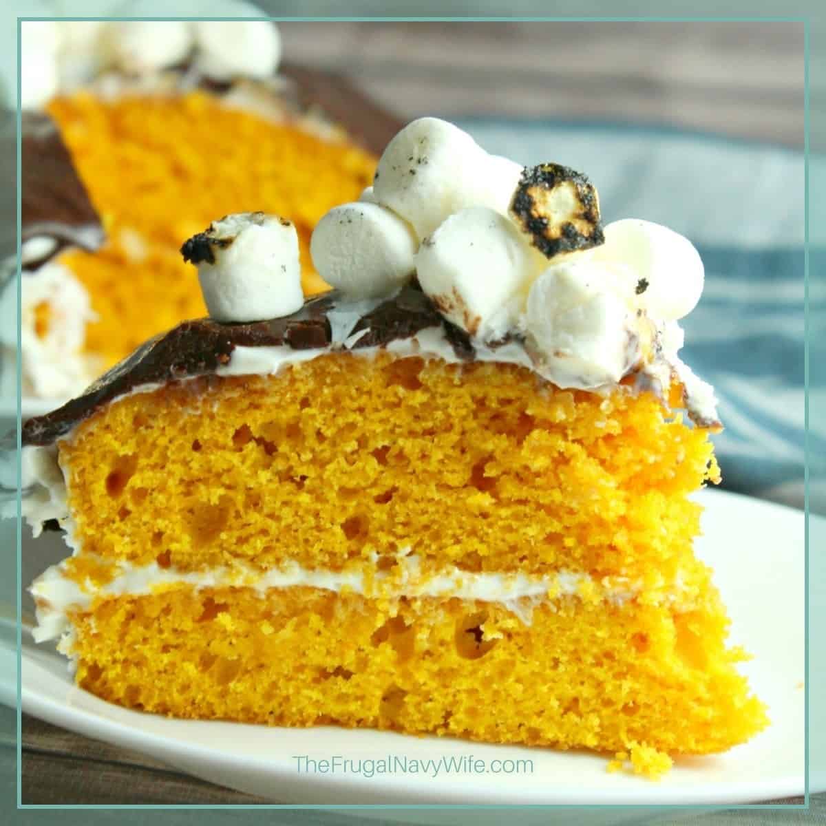 Pumpkin Smores Cake Recipe