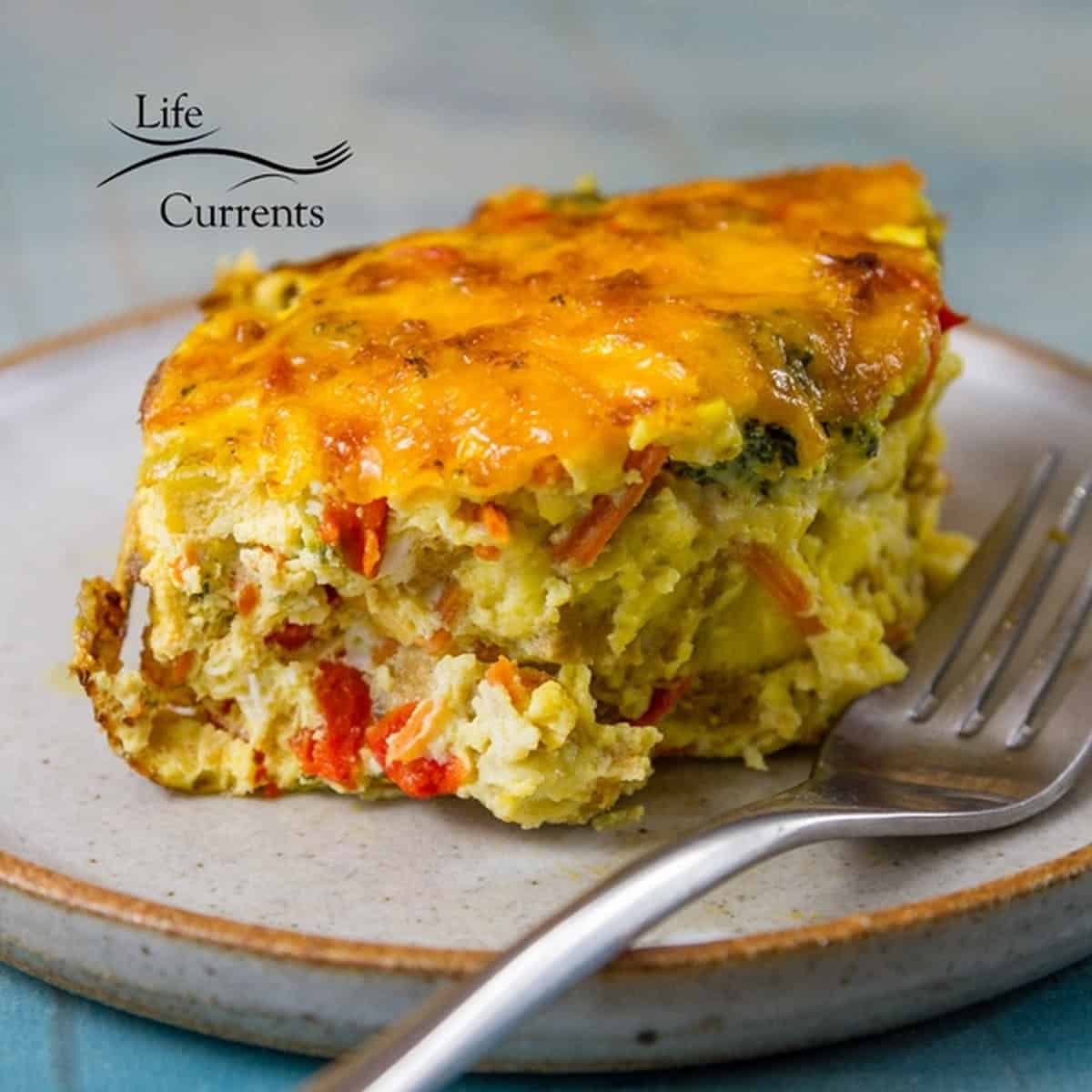 Sausage And Veggie Breakfast Egg Casserole