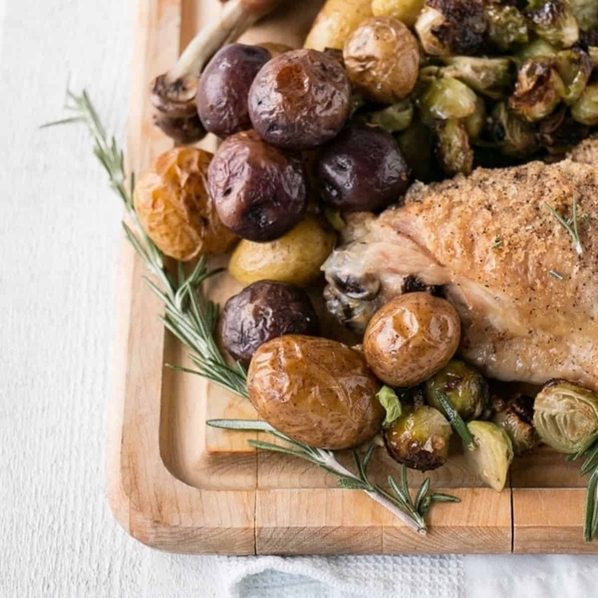 Sheet Pan Turkey And Potatoes