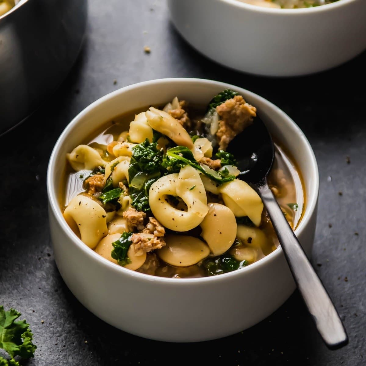 Tortellini Soup Sausage Kale