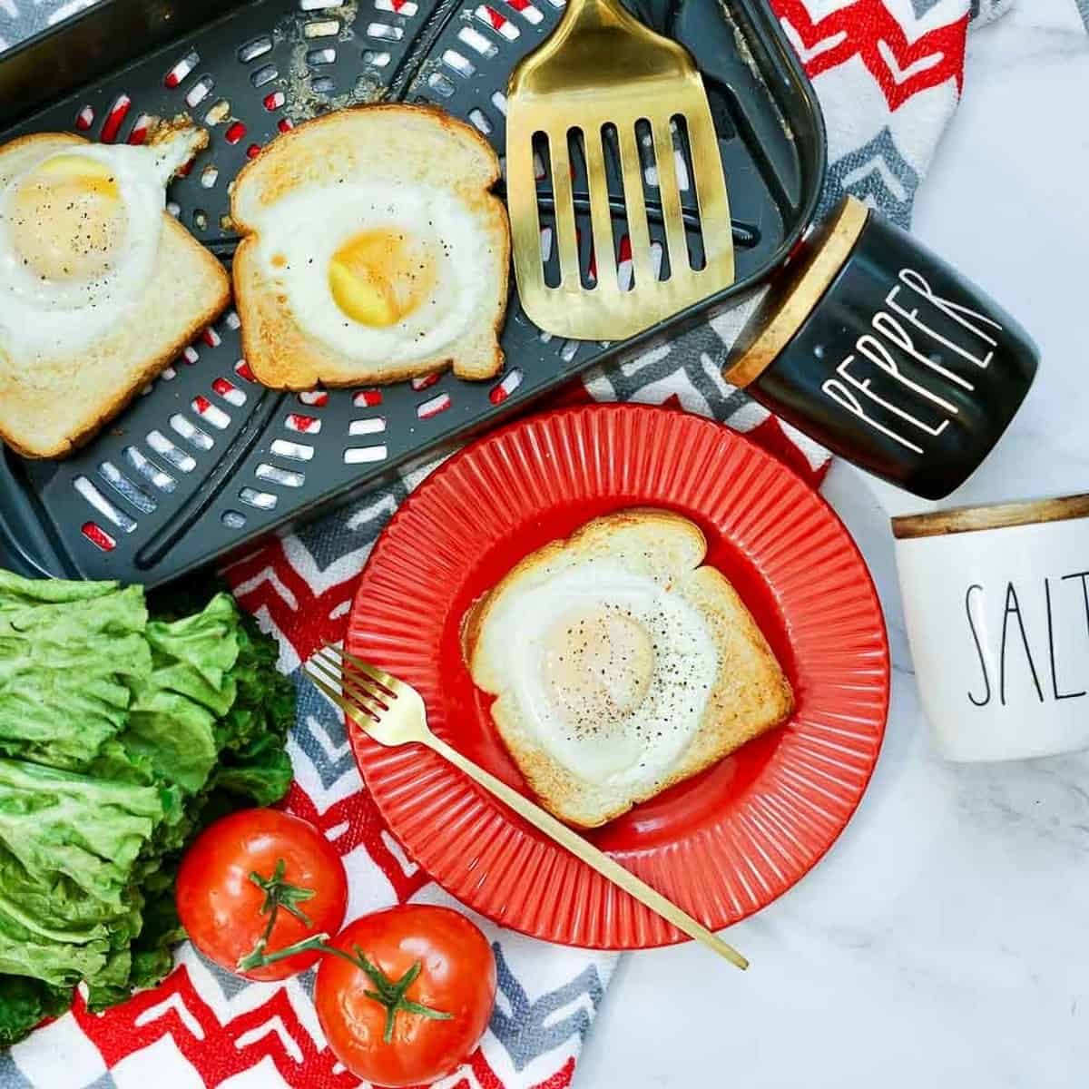Viral Tiktok Air Fryer Egg Toast