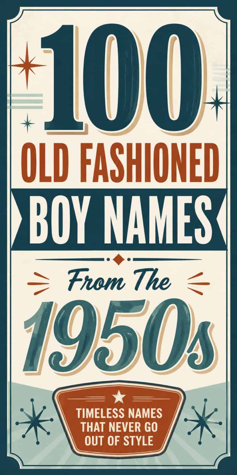 100 Vintage Boy Names From The 1950's