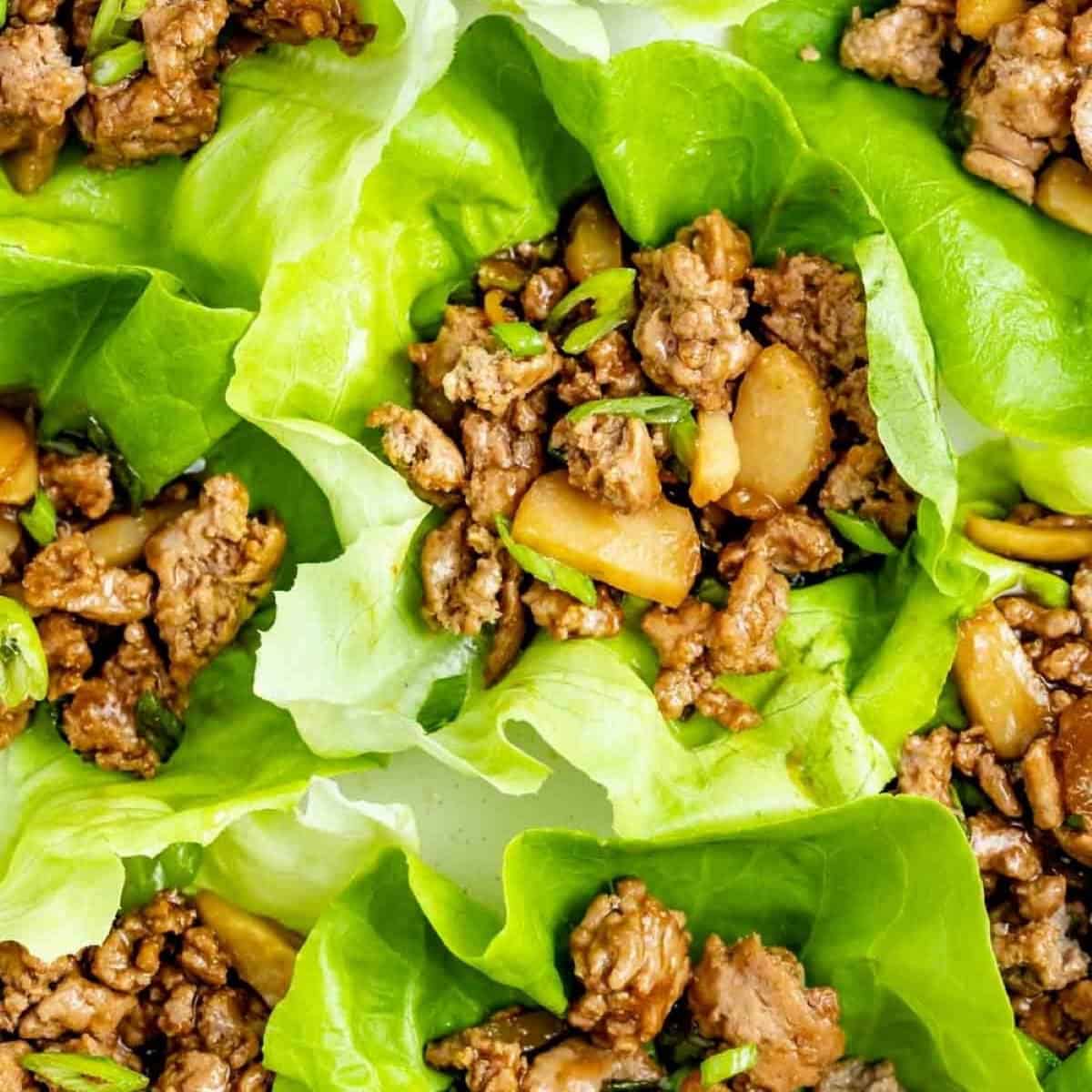 5 Ingredient Ground Turkey Lettuce Wraps 5 Ingredient Ground Turkey Lettuce Wraps