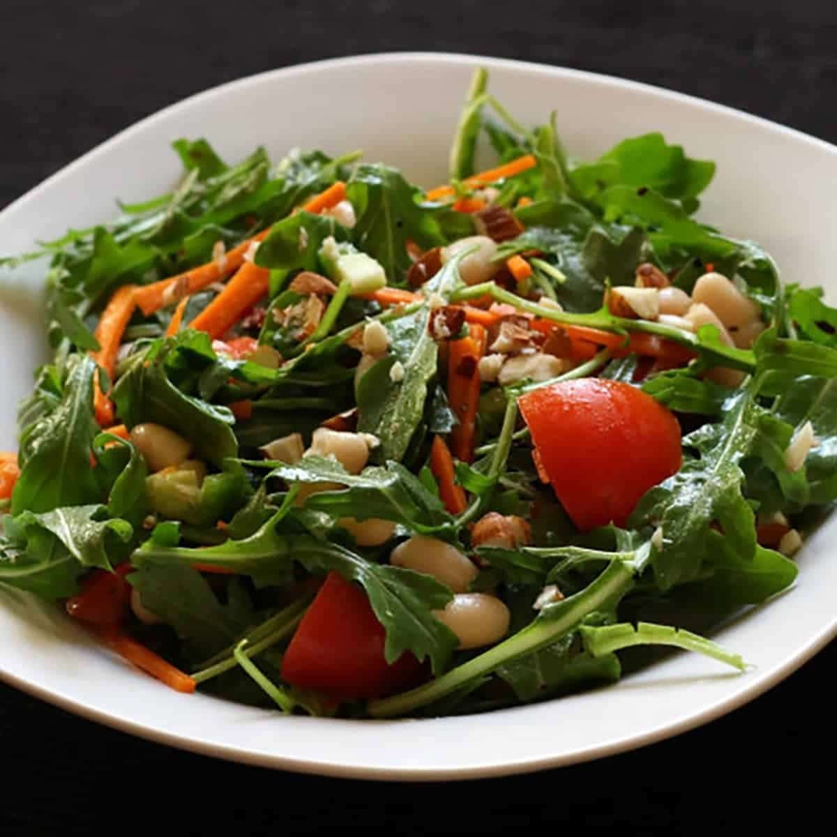 Arugula Cannellini Beans Salad Arugula Cannellini Beans Salad