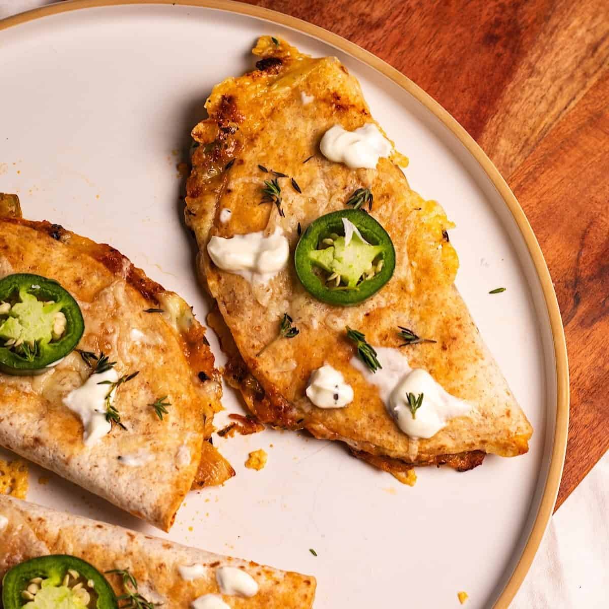 Baked French Onion White Bean Tacos
