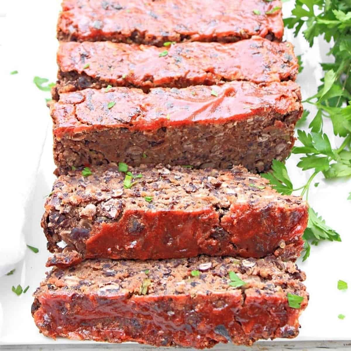 Black Bean Meatloaf Vegan Recipe