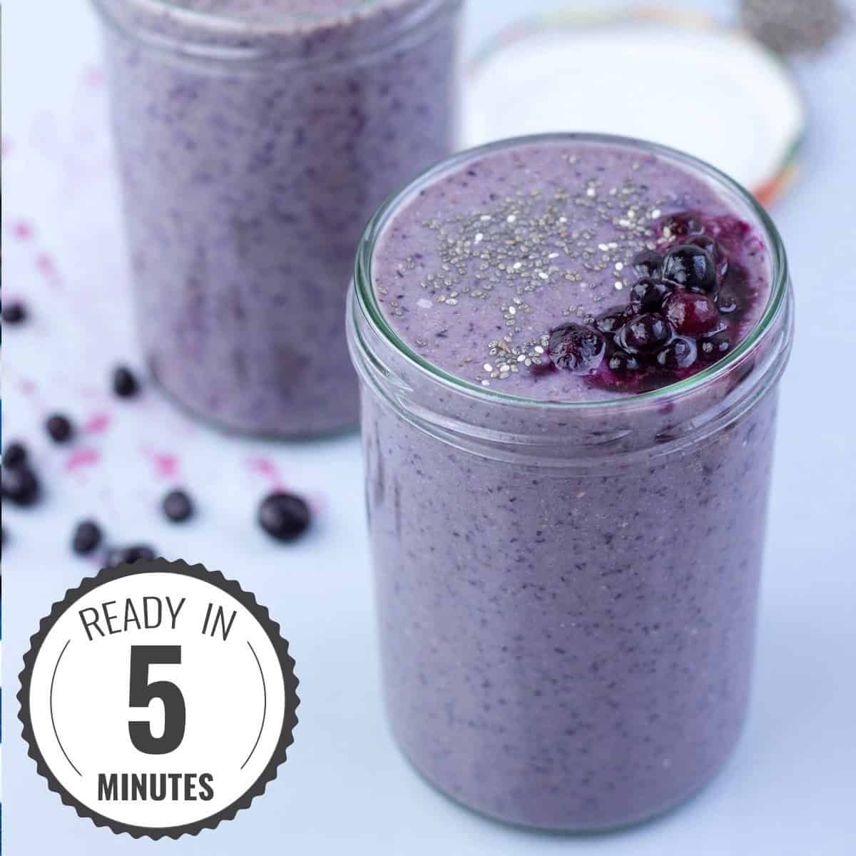 Blueberry Banana Protein Smoothie Blueberry Banana Protein Smoothie