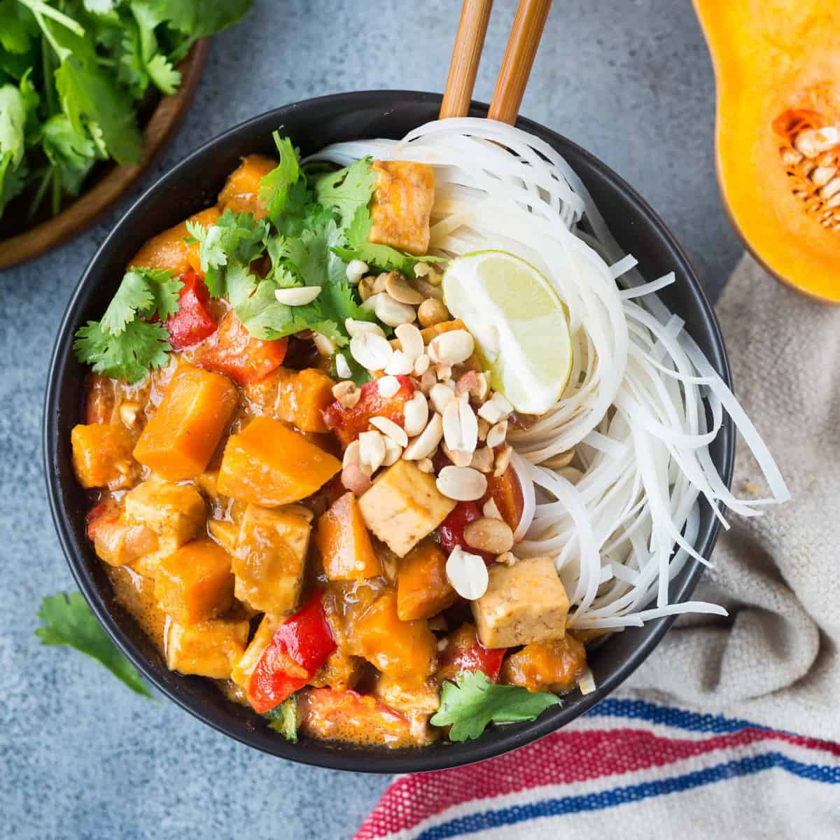 Butternut Squash Tofu Thai Curry Vegan Gluten Free Butternut Squash Tofu Thai Curry Vegan Gluten Free