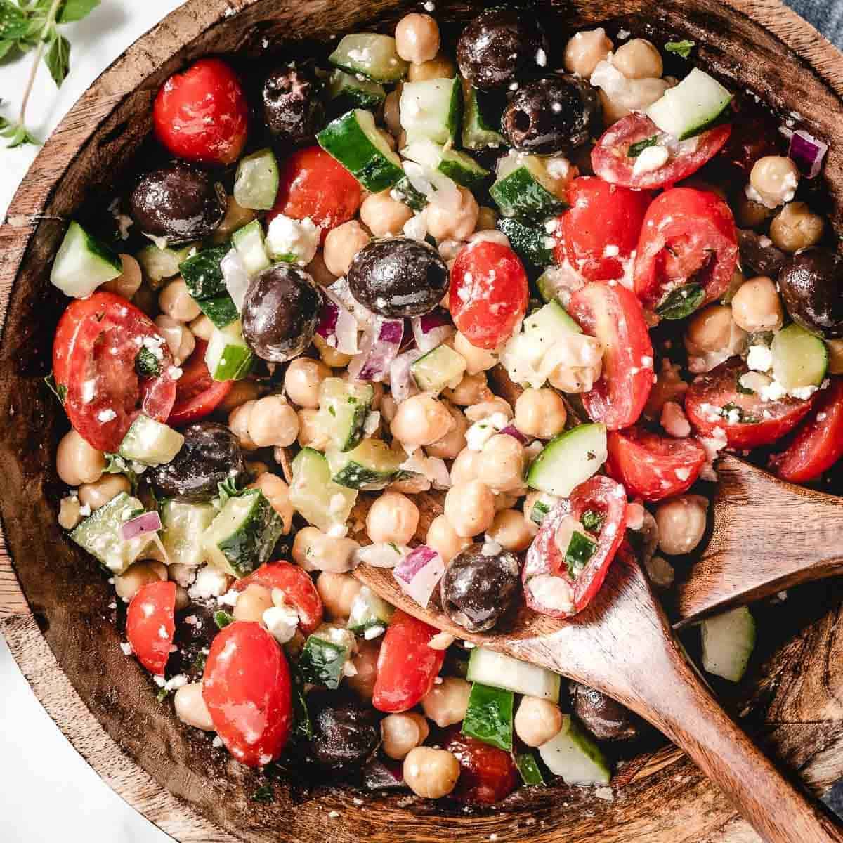 Chickpea Feta Salad Chickpea Feta Salad