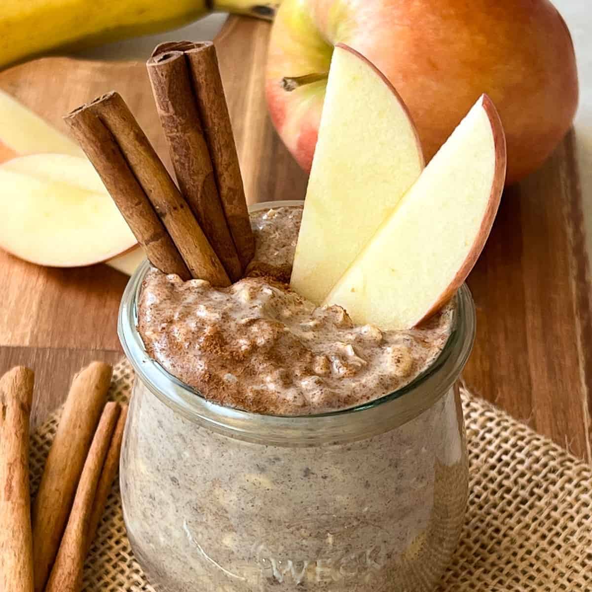 Cinnamon Overnight Oats Cinnamon Overnight Oats