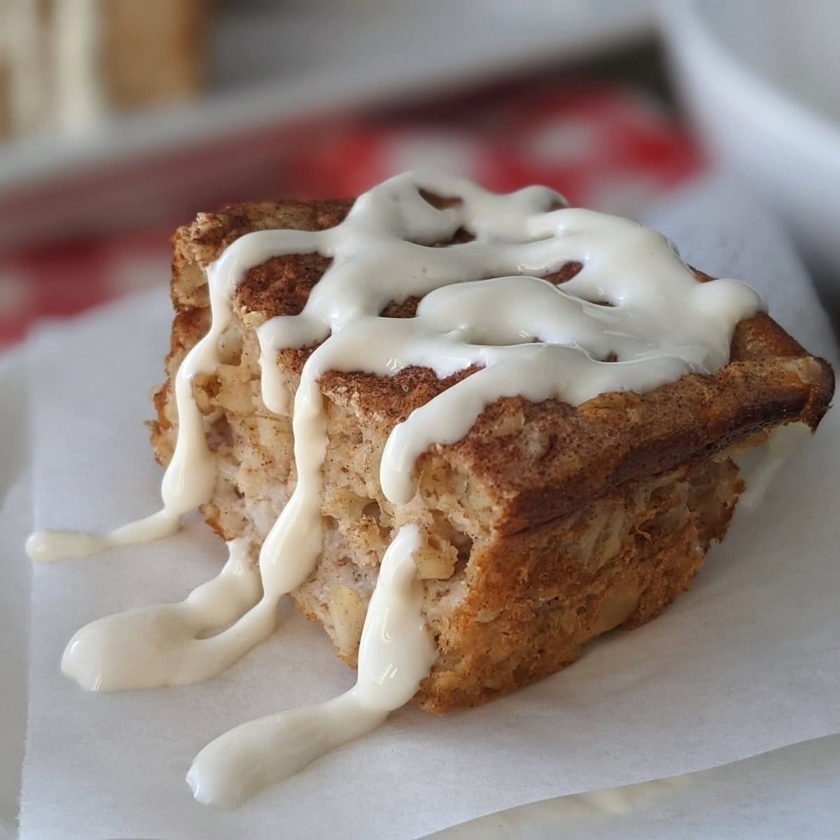 Cinnamon Roll Baked Oatmeal Cinnamon Roll Baked Oatmeal
