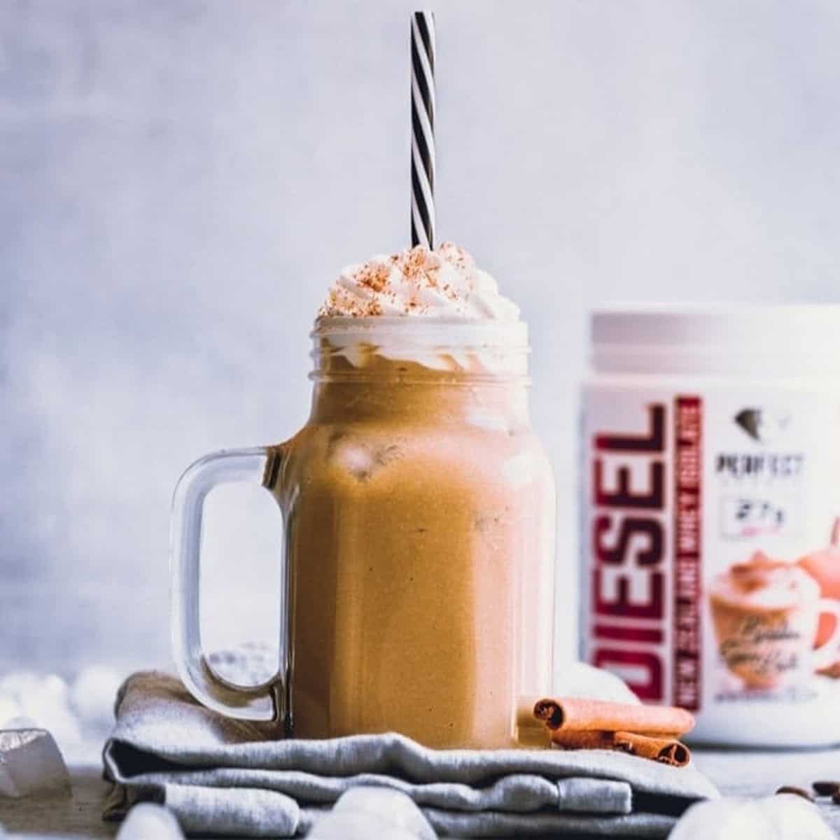 Cold Pumpkin Spice Latte Protein Shake Cold Pumpkin Spice Latte Protein Shake