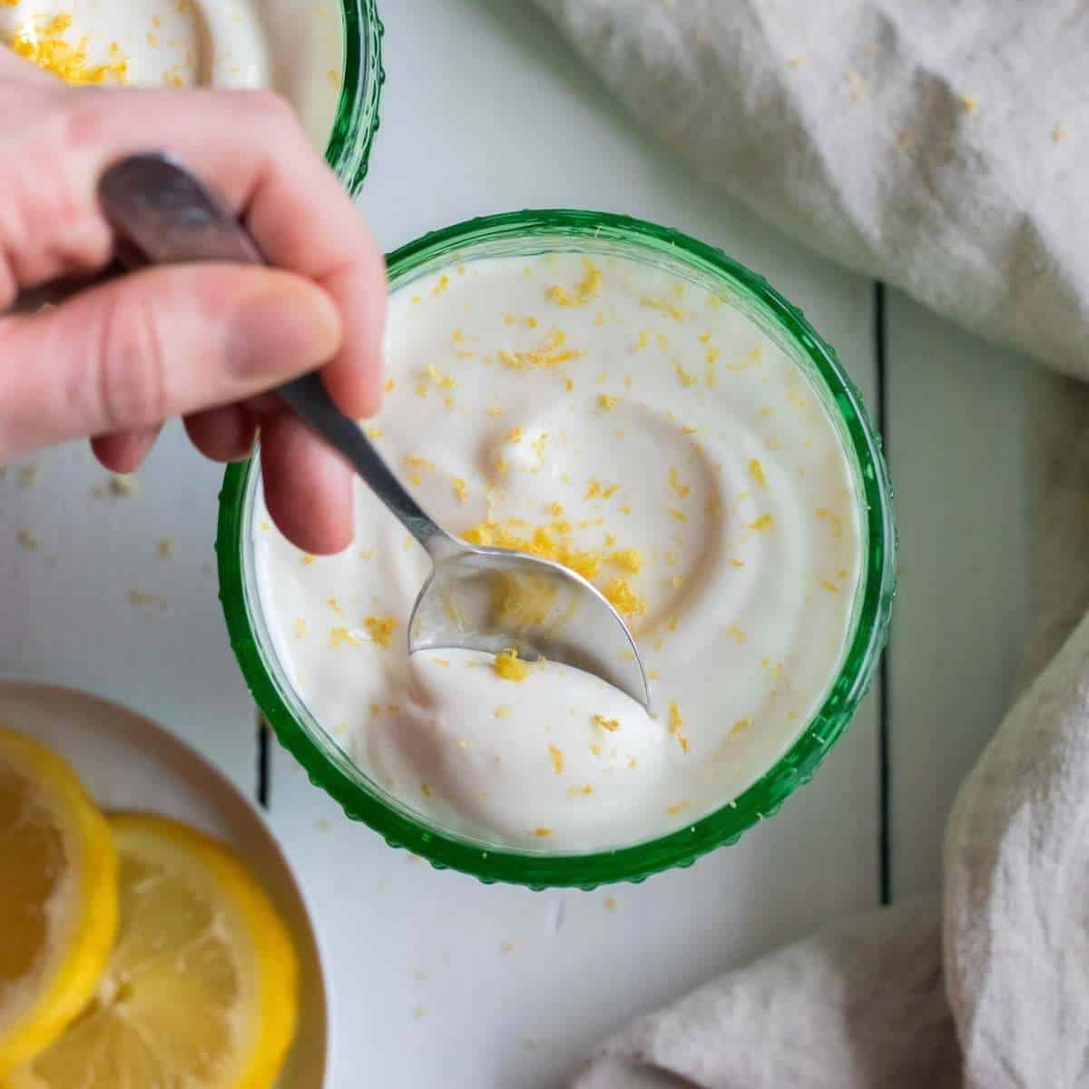 Cottage Cheese Lemon Mousse