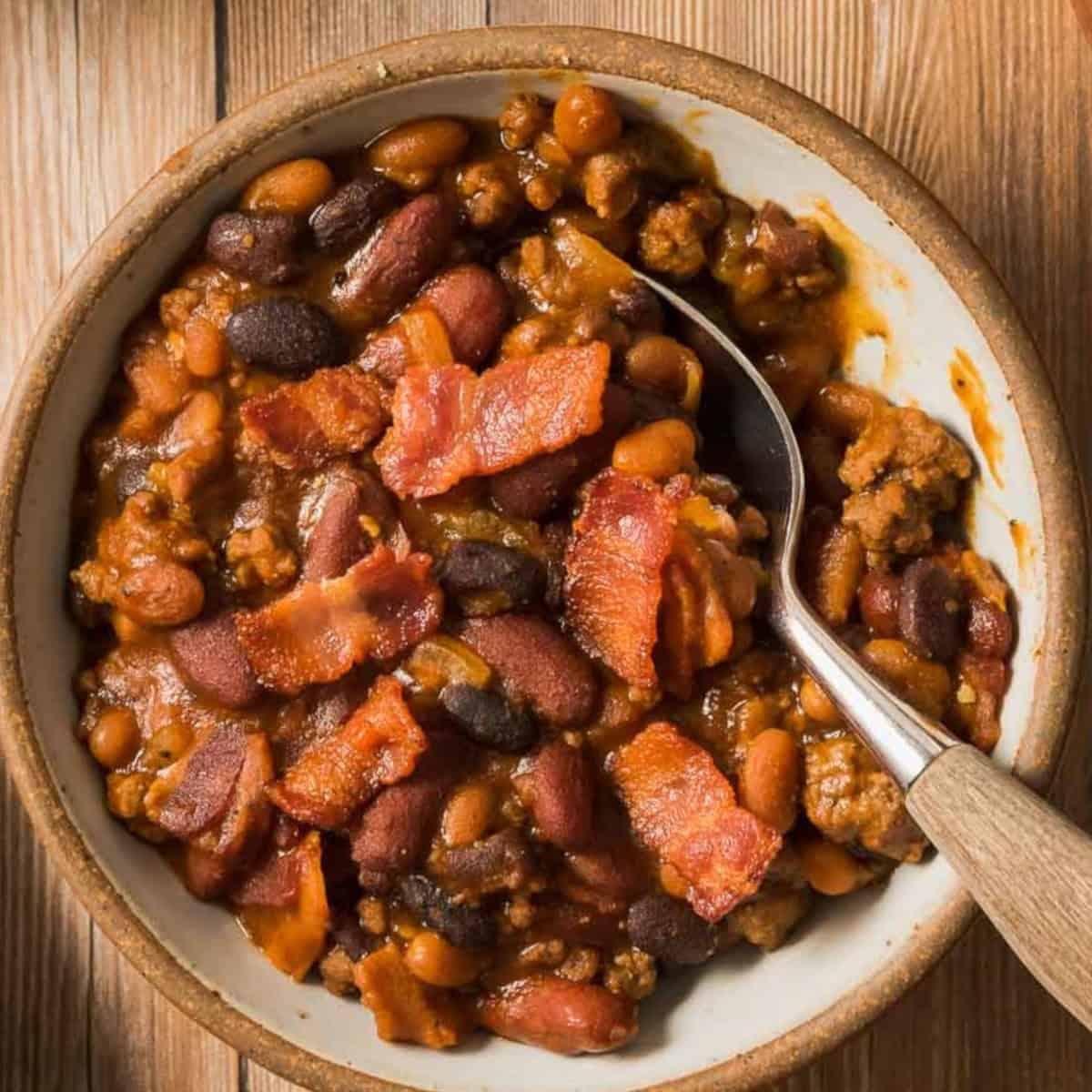 Cowboy Baked Beans With Ground Beef Cowboy Baked Beans With Ground Beef