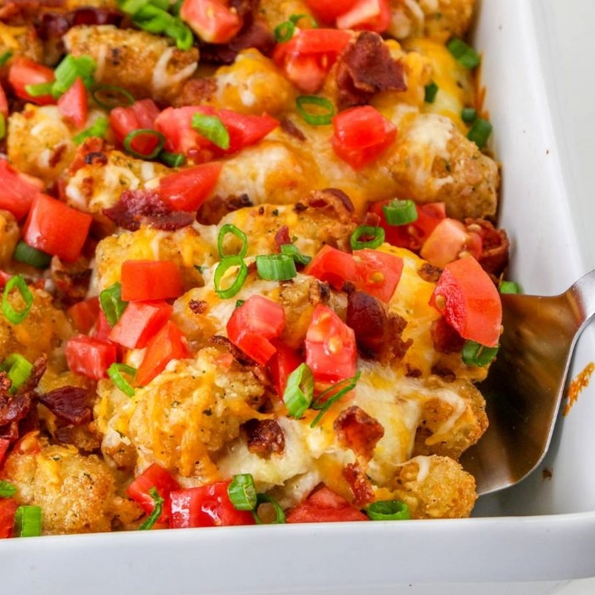 Crack Chicken Tater Tot Casserole