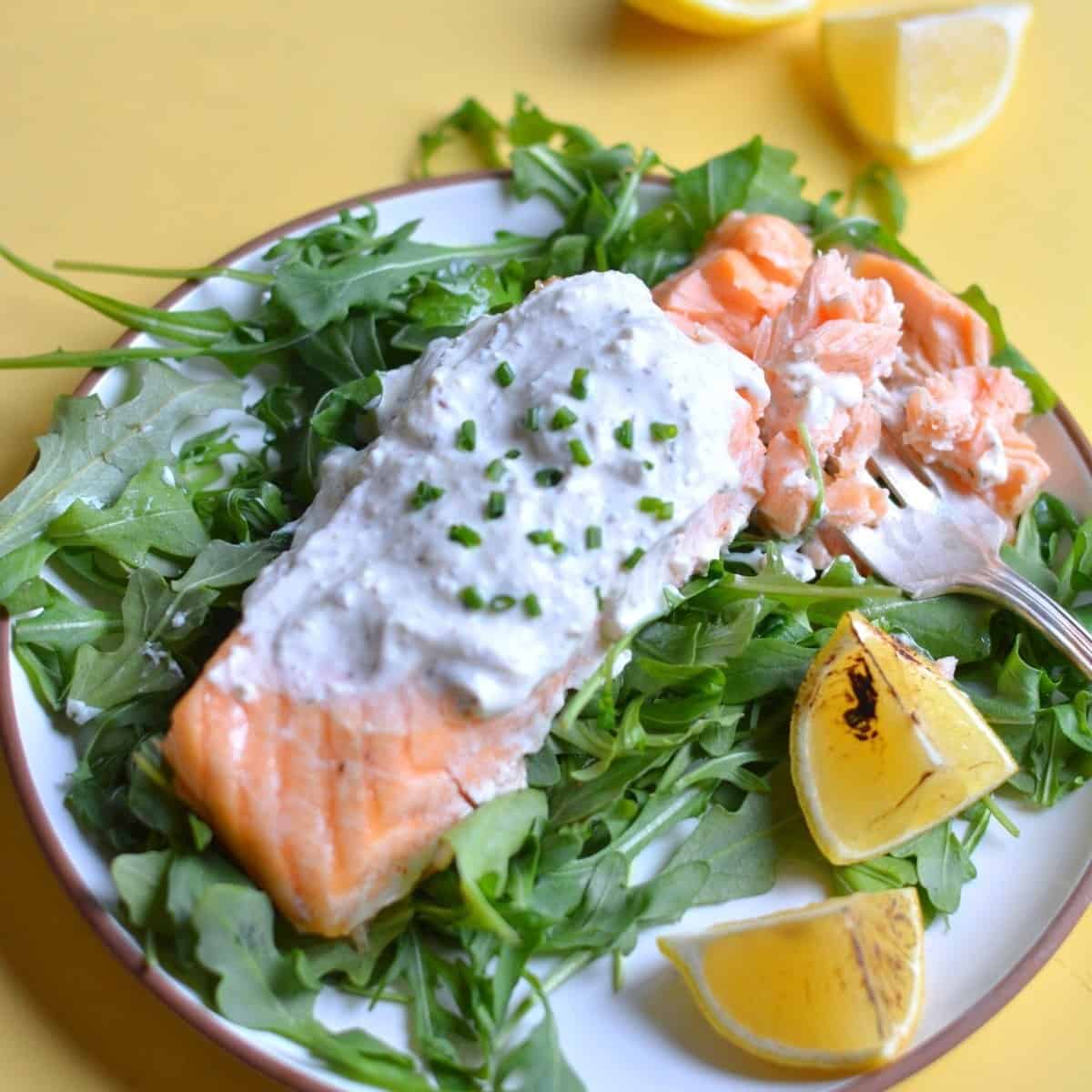 Creamy Mediterranean Salmon