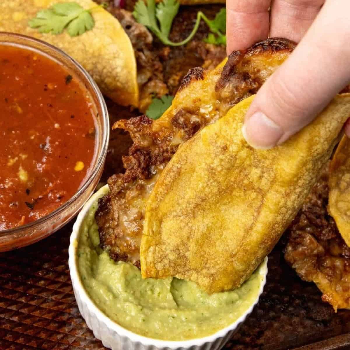 Crispy Ground Beef Tacos Crispy Ground Beef Tacos