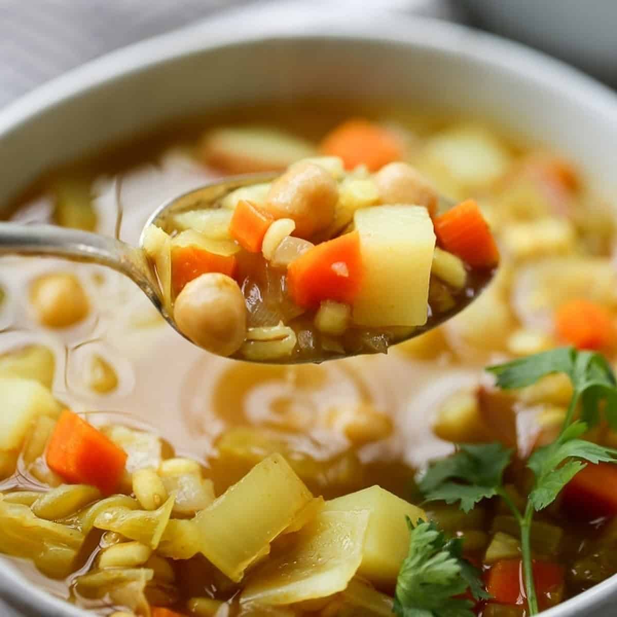 Curried Vegetable Barley Soup Curried Vegetable Barley Soup