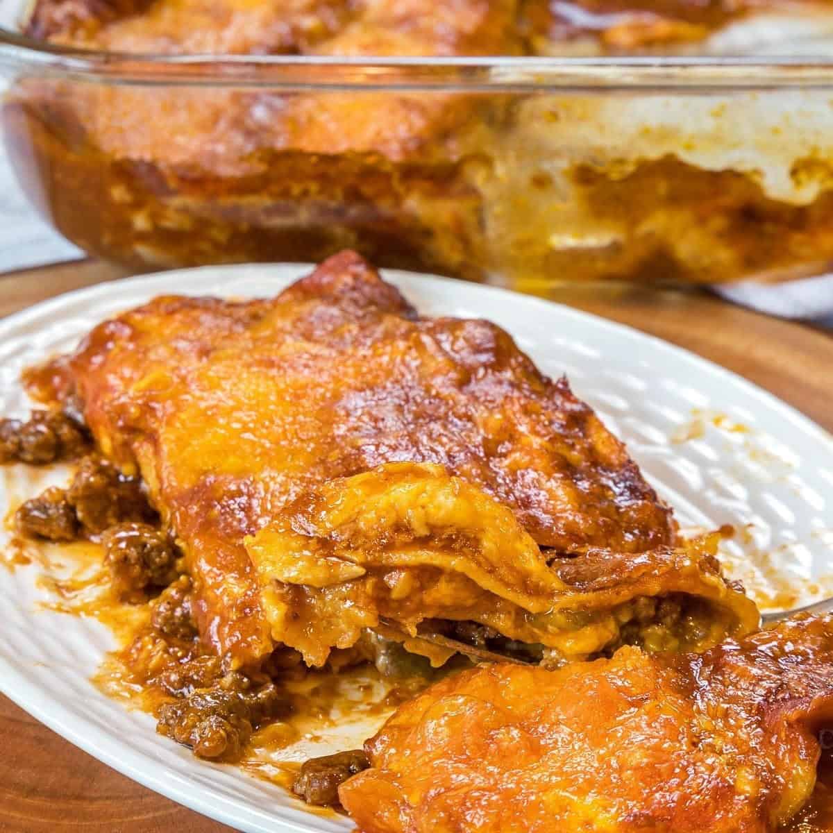 Easy Ground Beef Enchiladas Recipe Easy Ground Beef Enchiladas Recipe