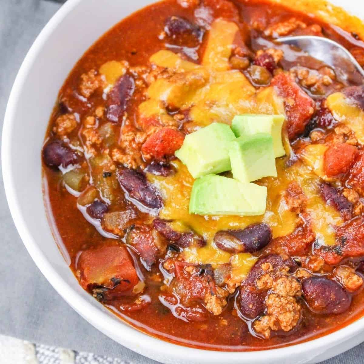 Easy Instant Pot Turkey Chili
