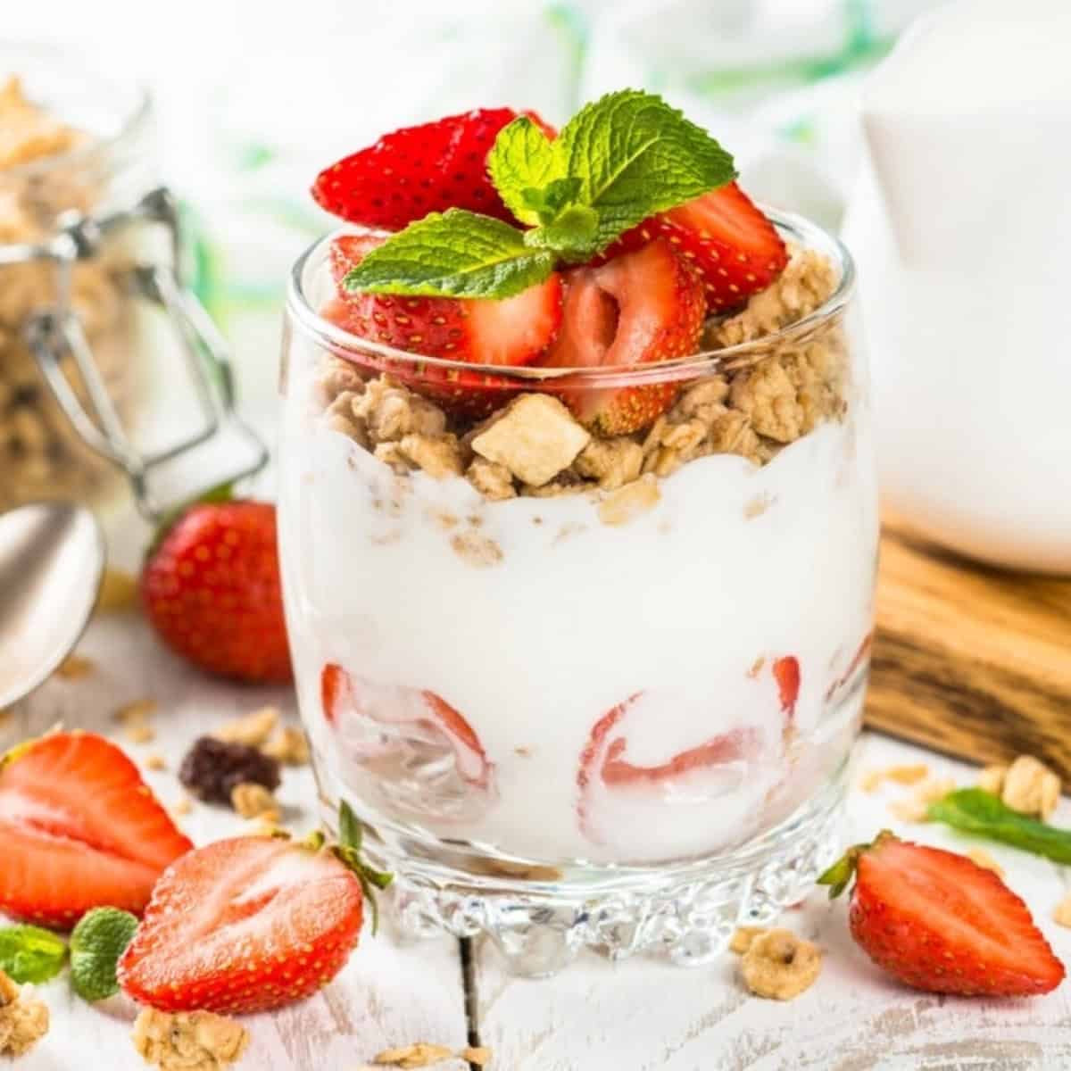 Greek Yogurt Parfait Fresh Berries