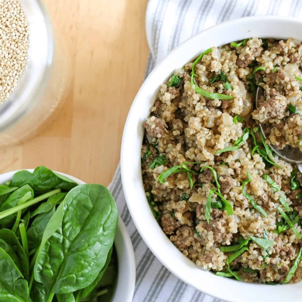 Ground Beef And Quinoa Ground Beef And Quinoa