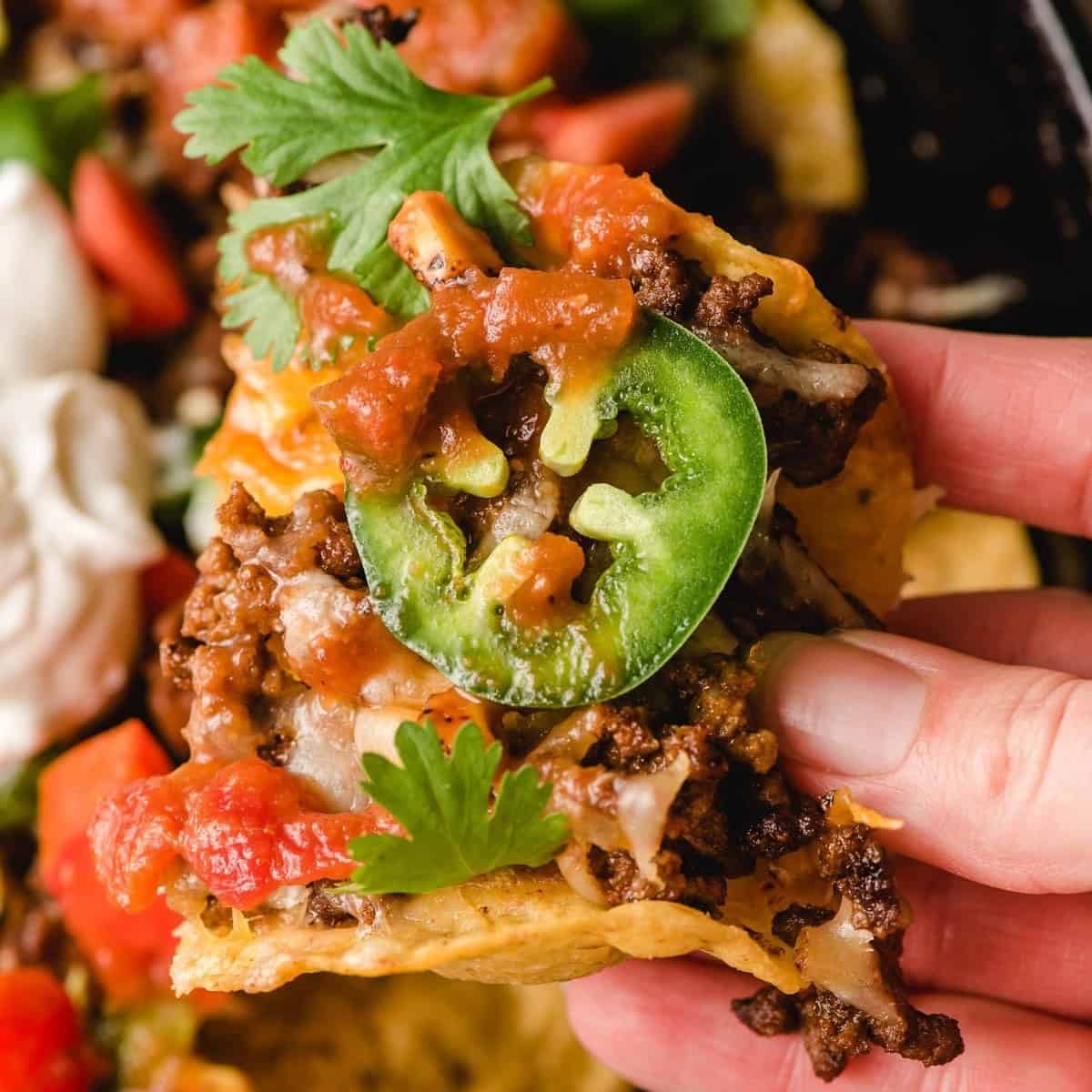 Ground Beef Nachos Ground Beef Nachos