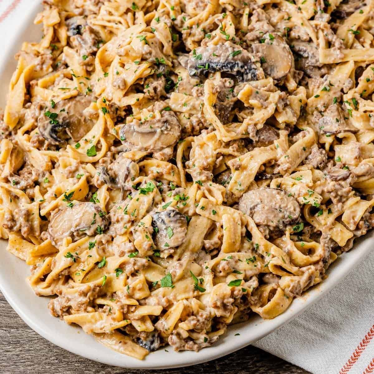 Ground Beef Stroganoff Ground Beef Stroganoff