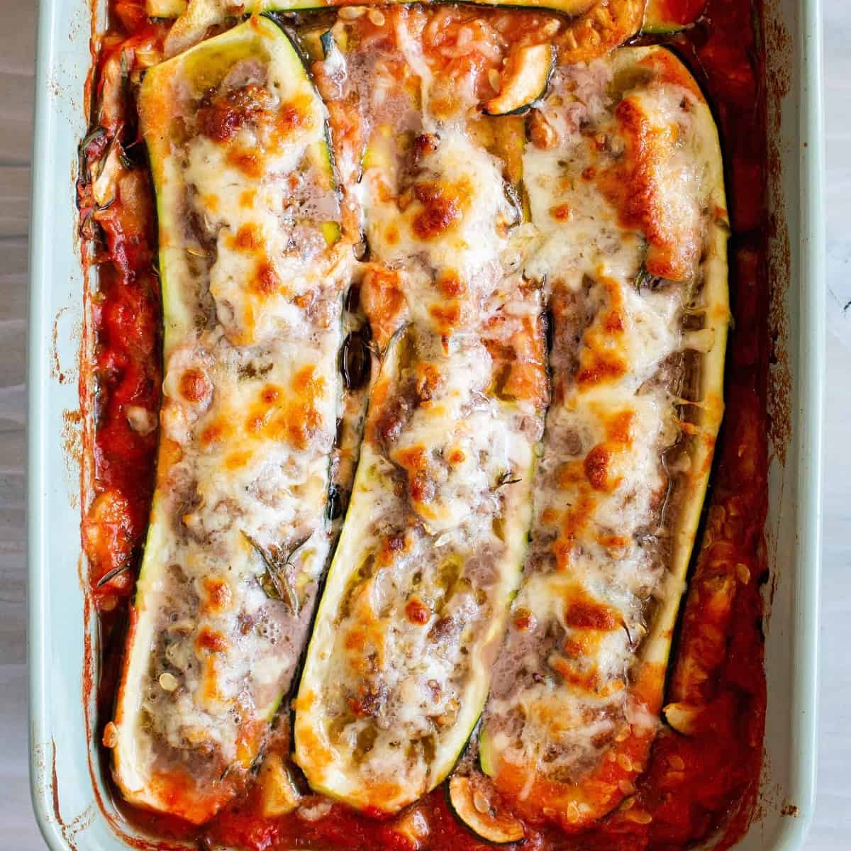 Ground Beef Stuffed Zucchini Boats Ground Beef Stuffed Zucchini Boats
