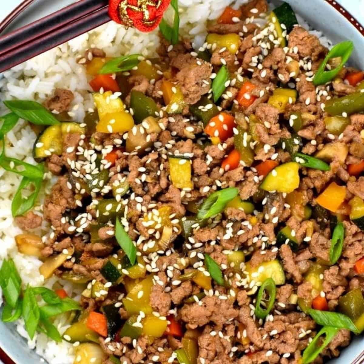 Ground Turkey Stir Fry Ground Turkey Stir Fry