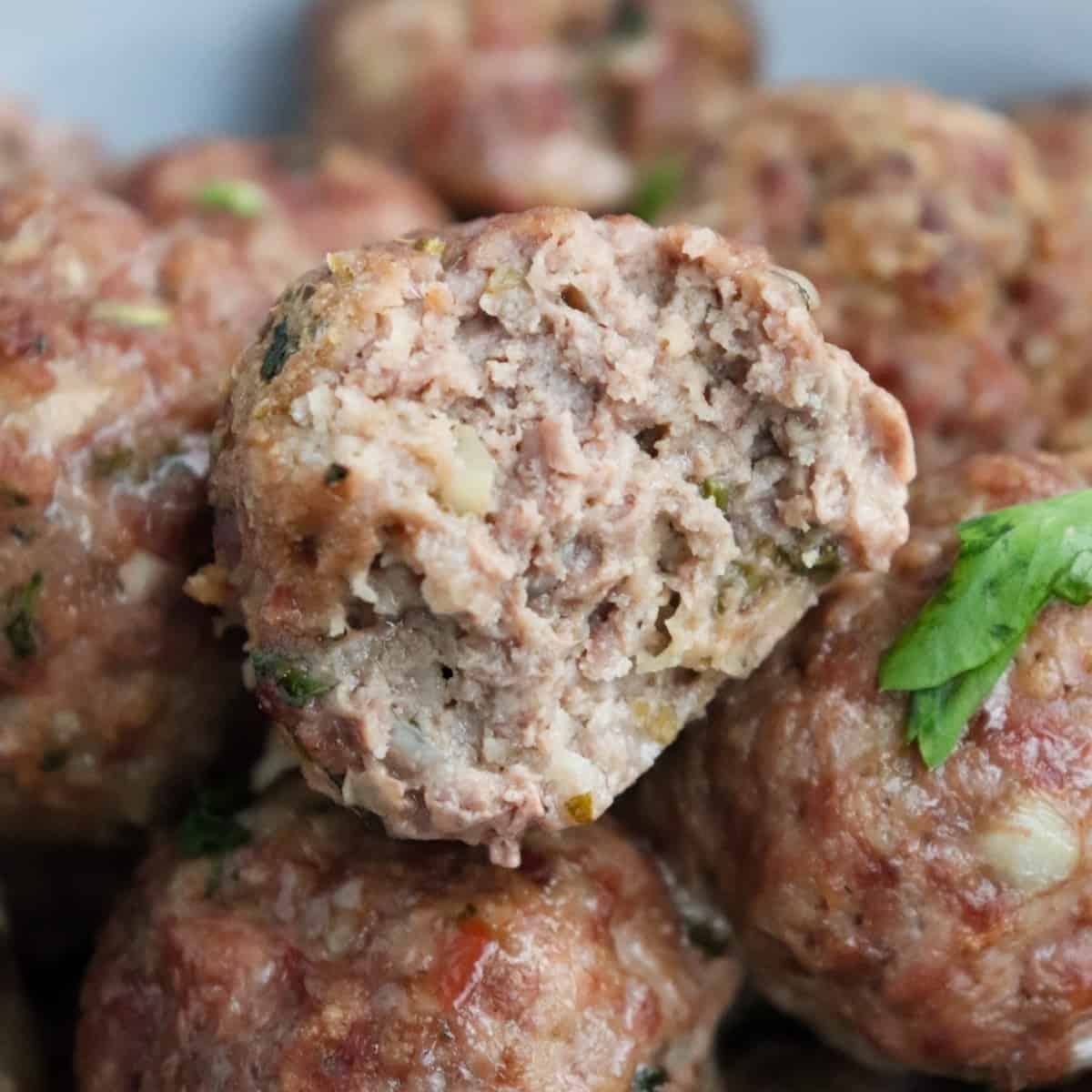 Ground Venison Meatballs
