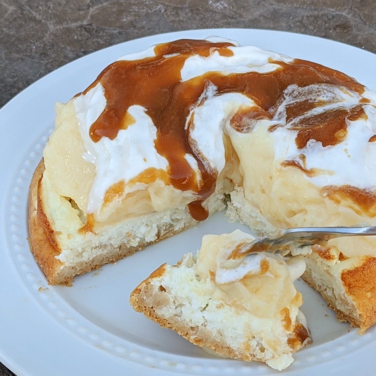 Guilt Free Protein Caramel Banana Cream Cheesecake Low Calorie And Healthy