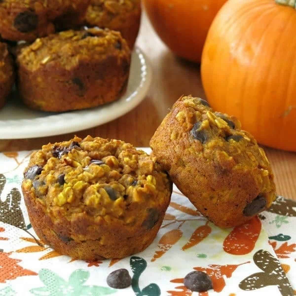 Healthy Oatmeal Pumpkin Muffins Healthy Oatmeal Pumpkin Muffins