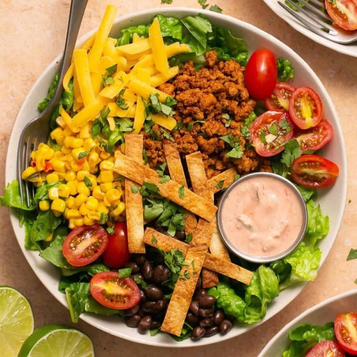 Healthy Taco Salad With Ground Turkey High Protein Healthy Taco Salad With Ground Turkey High Protein