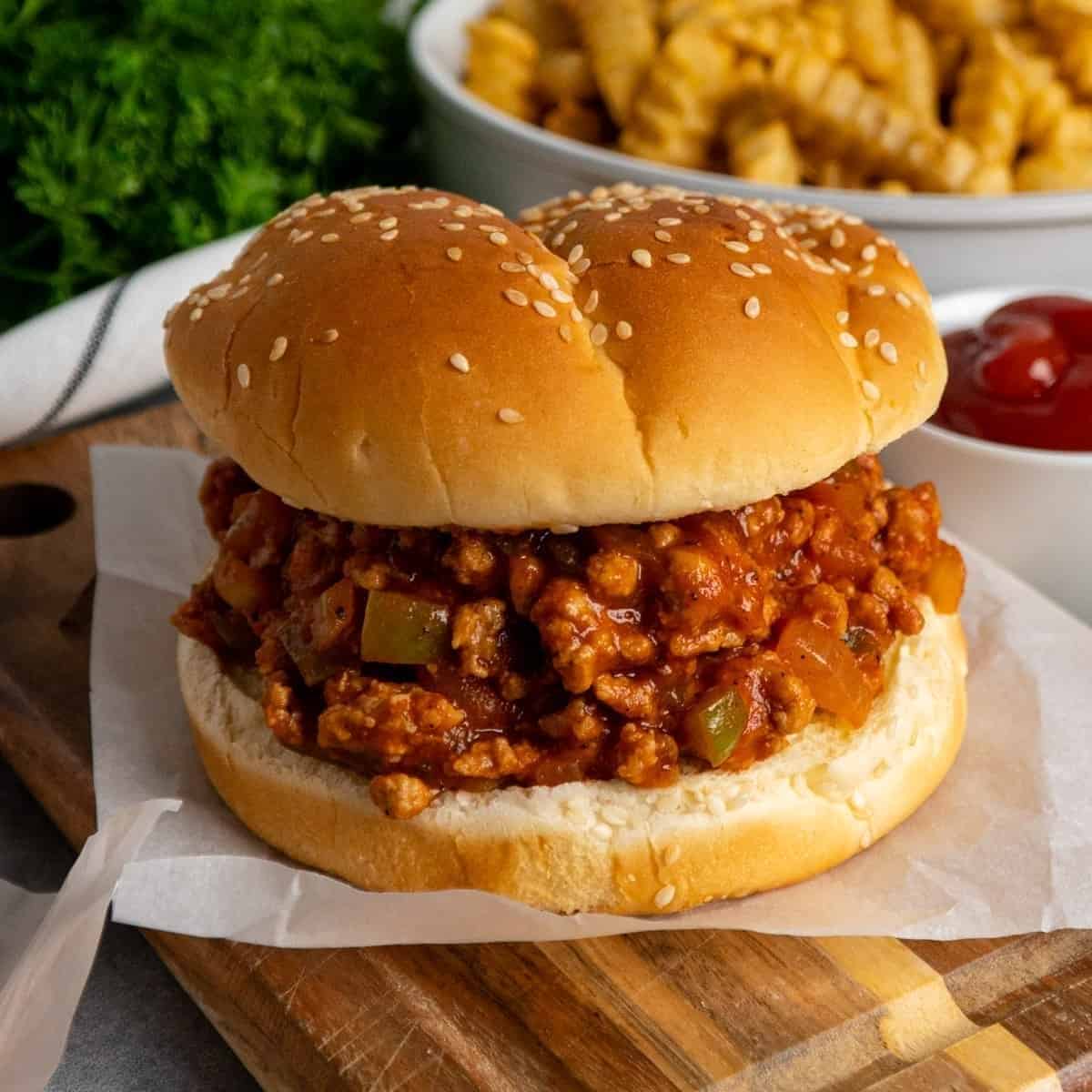 Healthy Turkey Sloppy Joes
