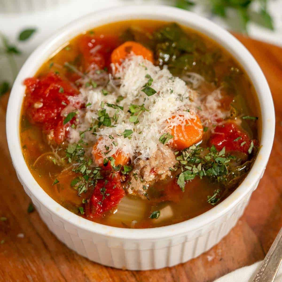 Herby Turkey Kale Soup