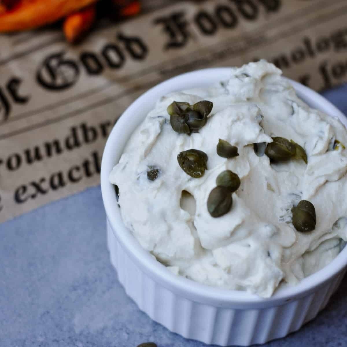High Protein Low Calorie Vegan Tartar Sauce With Tofu And Capers
