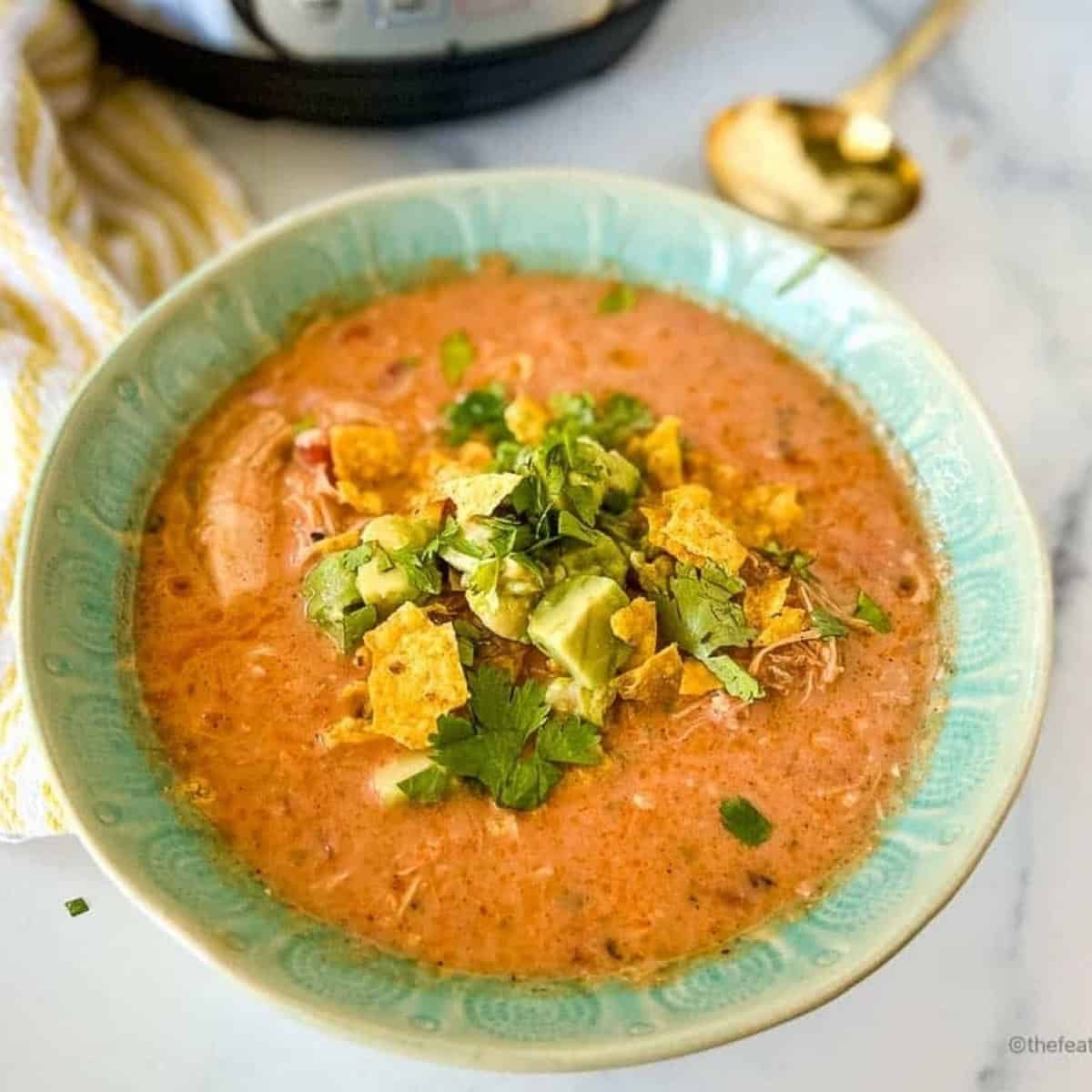 Instant Pot Chicken Tortilla Soup