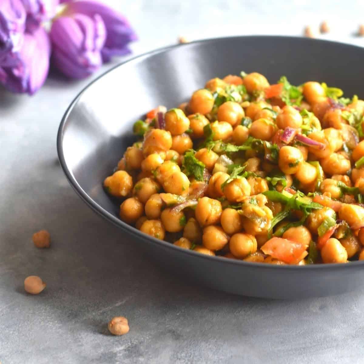 Kabuli Chana Salad Chaat Chickpea Salad Kabuli Chana Salad Chaat Chickpea Salad