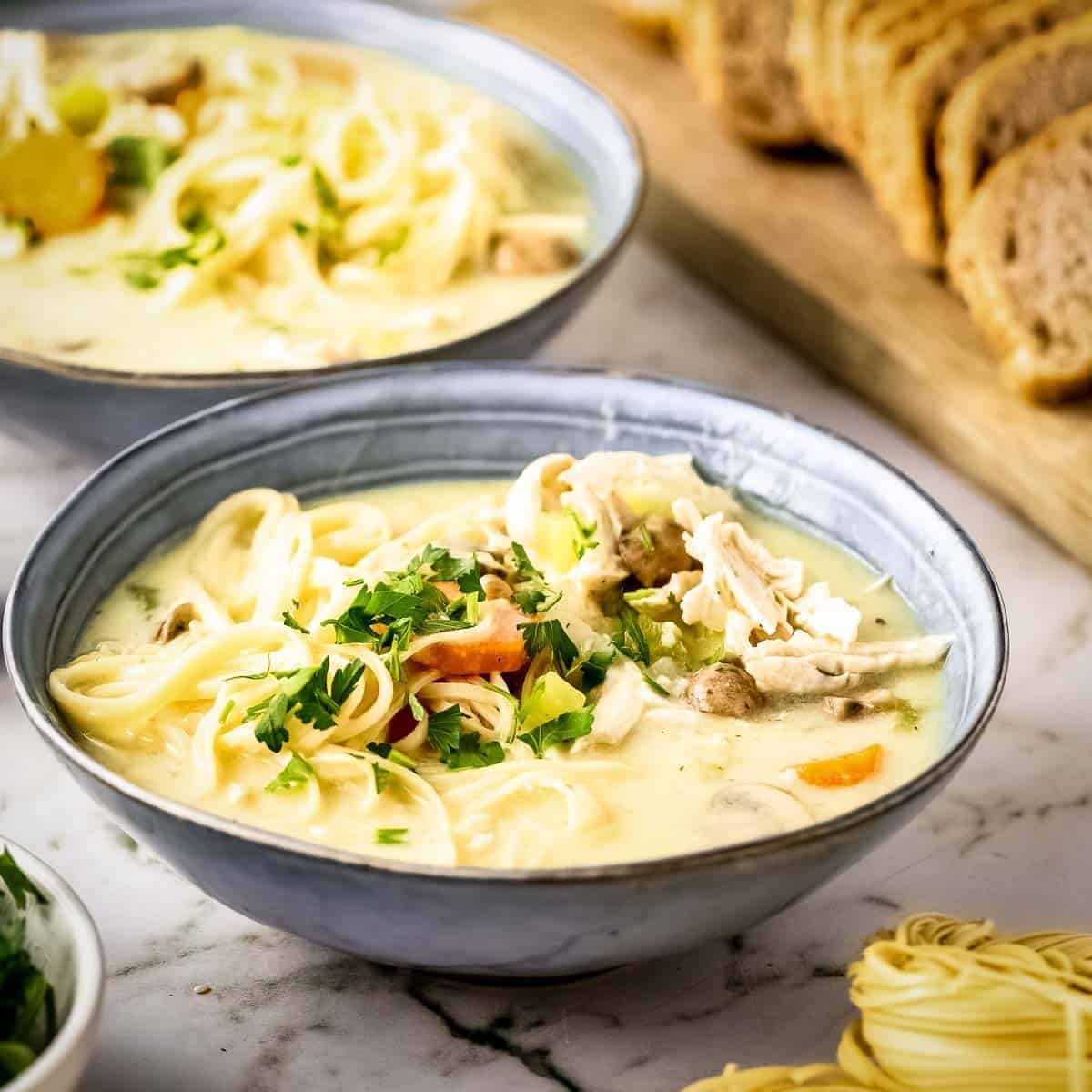 Leftover Turkey Soup