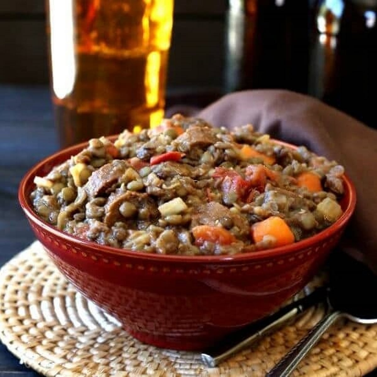 Lentil Sausage Casserole