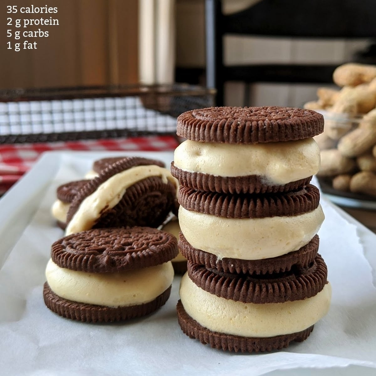 Low Calorie High Protein Peanut Butter Chocolate Cookies