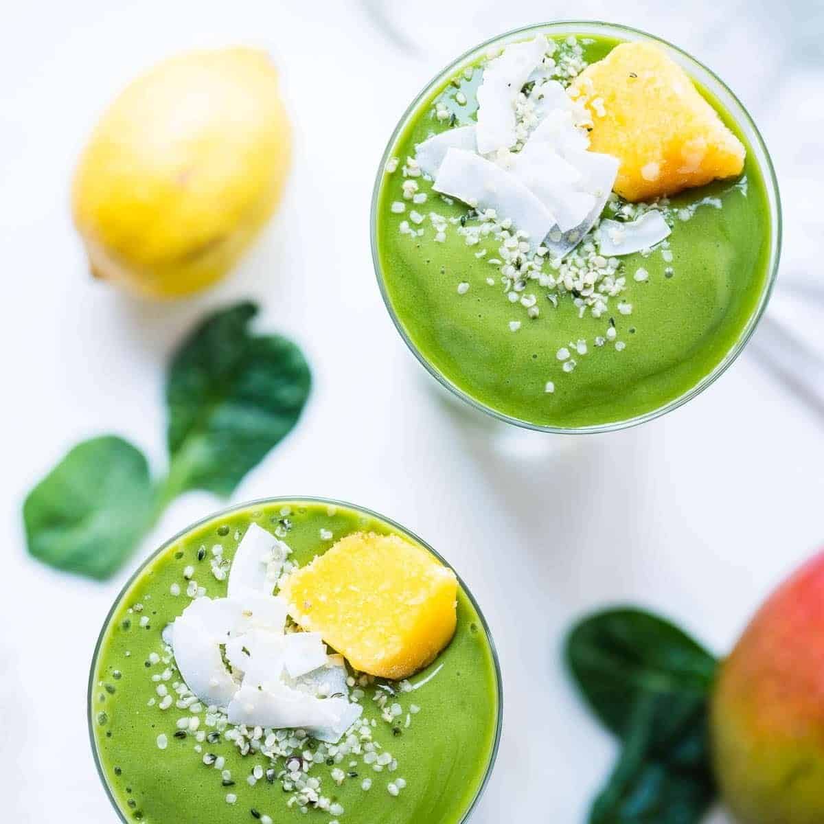 Mango Spinach Smoothie Mango Spinach Smoothie