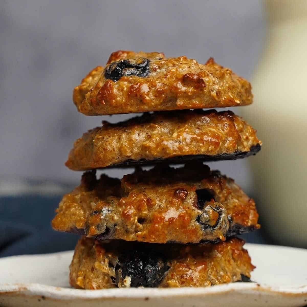 Oatmeal Protein Cookies Blueberries Oatmeal Protein Cookies Blueberries
